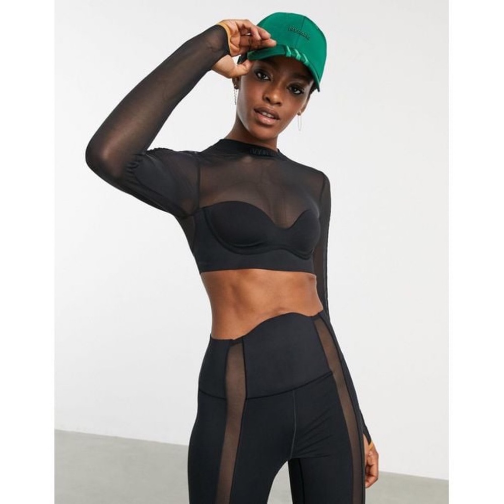 ADIDAS X IVY PARK Beyonce IVP Mesh Crop Top New Limited Edition S XS